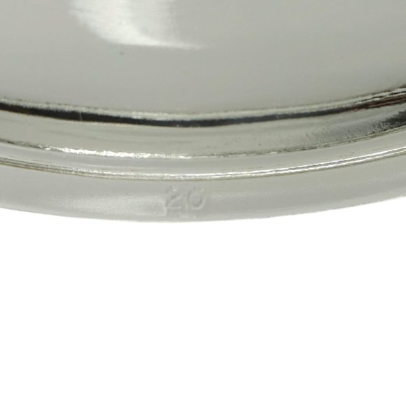 Vintage Glasbake J235 1Qt Casserole Dish Herb Garden Pattern With Lid Milk Glass - Picture 10 of 16